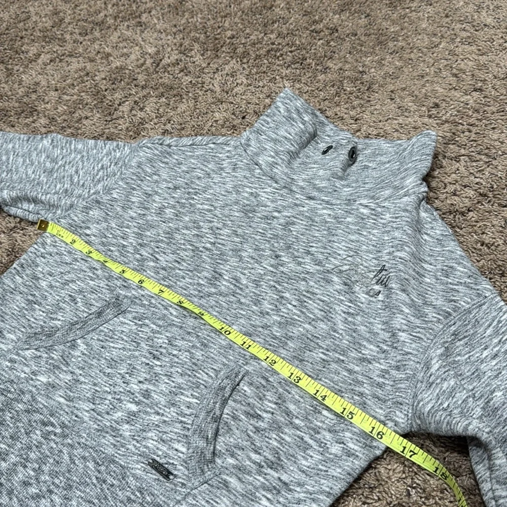Justice Girl Gray Warm Sweatshirt Size 8